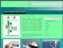 Tablet Screenshot of dtechsupportservice.com